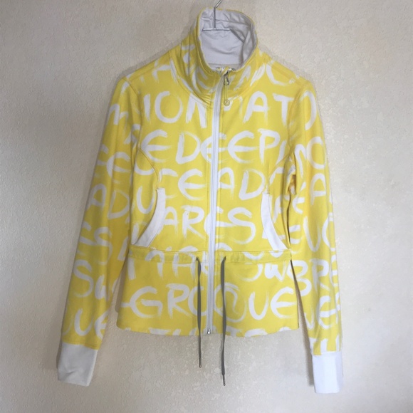 Lululemon Victory Manifest Jacket - Rare -Yellow - Picture 1 of 6